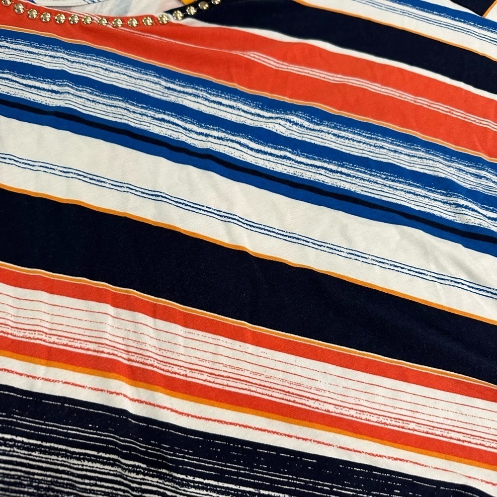 # Ruby Rd. Women’s striped 2X top - Picture 2 of 3